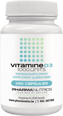 Vit D3 1000 Iu Caps 240 Pharmanutrics  -  Pharmanutrics