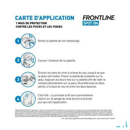 Frontline Spot On Kat 10% et 6x0,50 ml