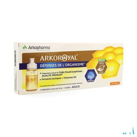 Arkoroyal Probiot. Volwassen Ruche Royale Dosis 7x7,5 ml  -  Arkopharma