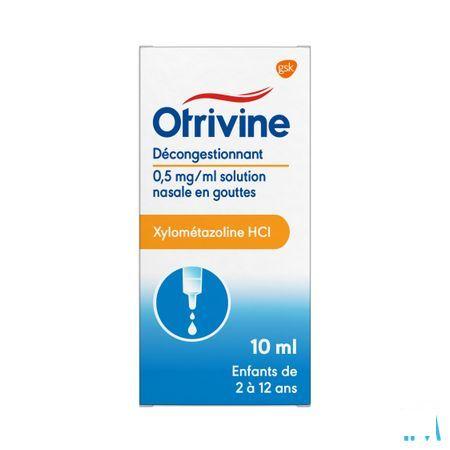 Otrivine Hydrat 0,5/1000 Druppels 10 ml
