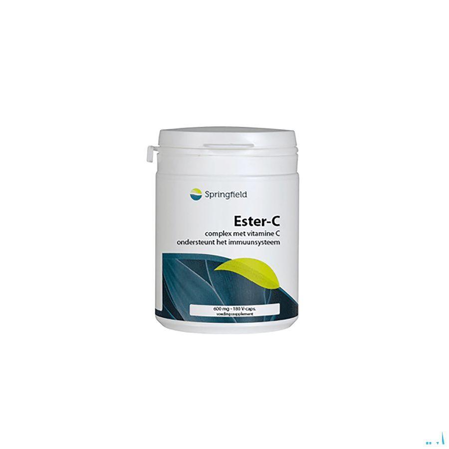 Ester C-vit C+10% Bioflav.600 mg Springf.v-Capsule 180  -  Springfield Nutraceuticals