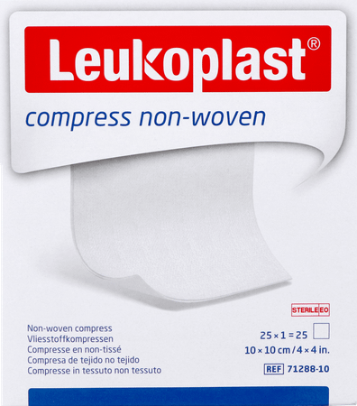 Leukoplast Compress N/Woven St. 10cm x 10cm 25