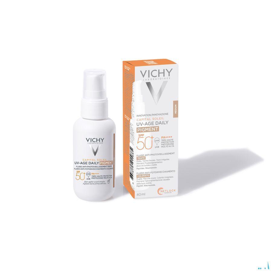 Vichy Cap Sol Uv-Age Medium Getint Ip50 + 40 ml  -  Vichy