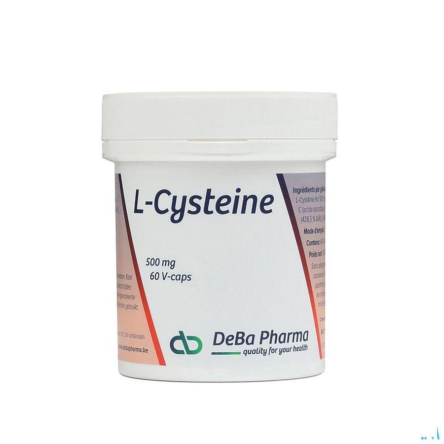 L-cysteine 500 mg + Vit C-b6 V-Capsule 60 Deba  -  Deba Pharma