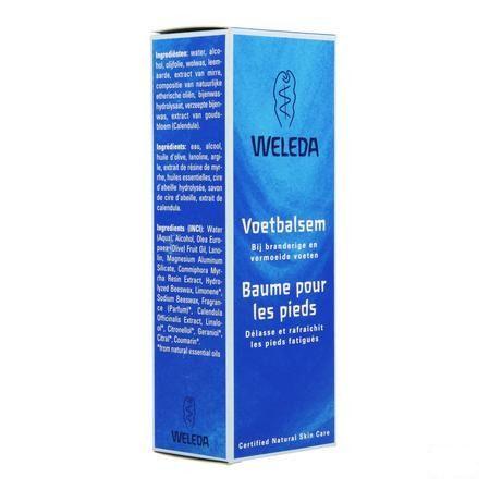 Weleda Baume Pour Les Pieds Creme Tube 75 ml  -  Weleda