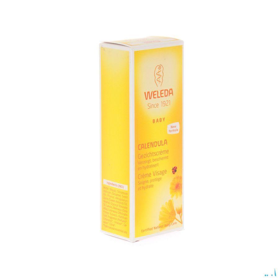 Weleda Calendula Baby Gezichtscreme Tube 50 ml  -  Weleda