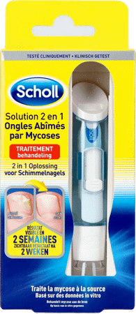 Scholl 2en1 Ongles Abimes Mycoses 3,8ml + 5 Limes