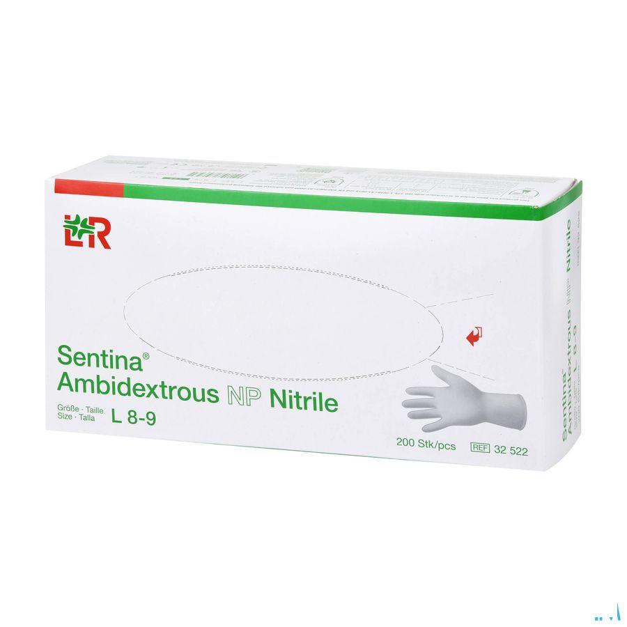 Sentina Ambidextrous Nitrile Gant Exam. L 200  -  Lohmann & Rauscher