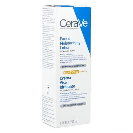 Cerave Creme Hydraterend Gezicht Ip30 52 ml