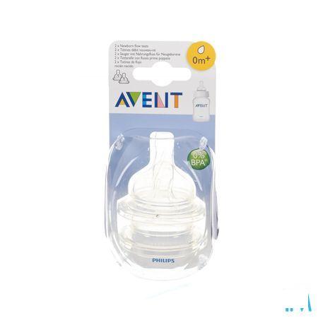 Philips Avent Tetine Nourrisson 1trou 2 Scf631/27  -  Bomedys