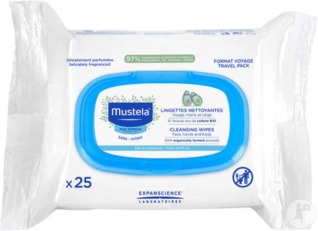 Mustela Pn Trio Vochtige Doekjes 3 X 25