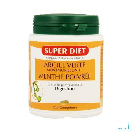 Super Diet Groene Klei Tabletten 250  -  Superdiet Laboratoires