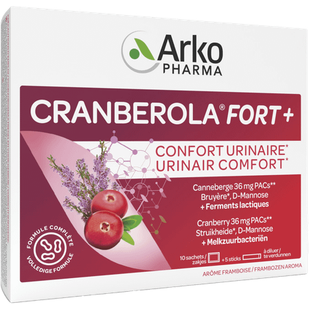 Cranberola Forte + Sach 5 + Stick 10  -  Arkopharma