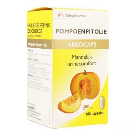 Arkogelules Huile De Pepins De Courge Capsule 180  -  Arkopharma