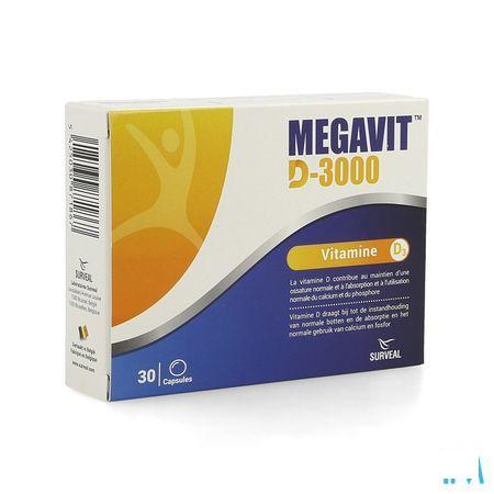 Megavit D-3000 Caps 30