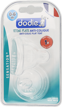 Dodie Tetine Plate Col Large Sil. Debit 1 0-6m