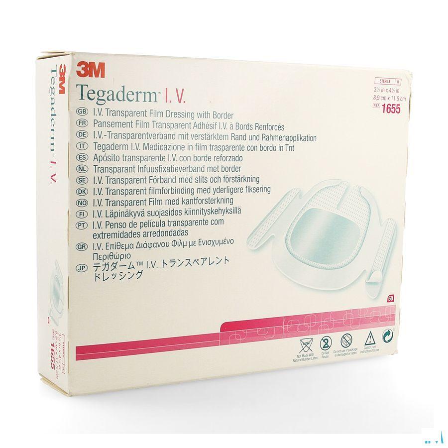 Tegaderm Iv Dressing 8,5x11,5cm 50 1655  -  3M