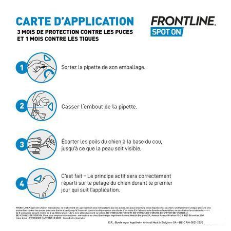 Frontline Spot On Chien 10-20kg et 3x1,34 ml