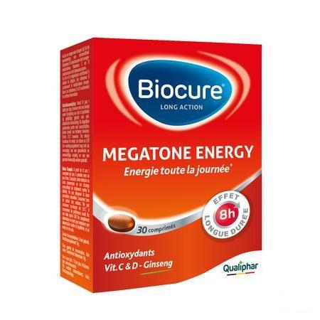 Biocure Megatone Energy Boost La Comprimes 30