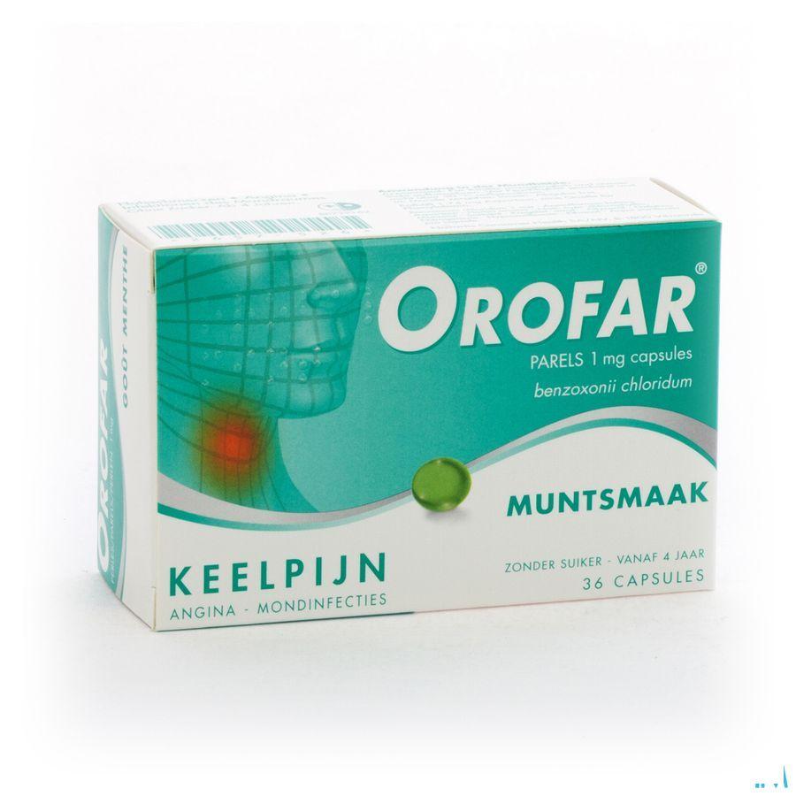 Orofar Menthe-munt Forte 36 Perles