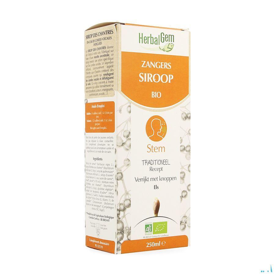 Herbalgem Zangerssiroop 250 ml  -  Herbalgem