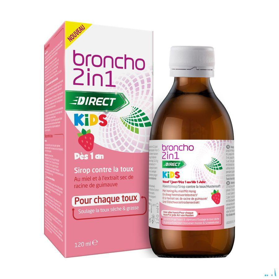 Broncho 2In1 Kids Cough Syrup 120 ml  -  Perrigo
