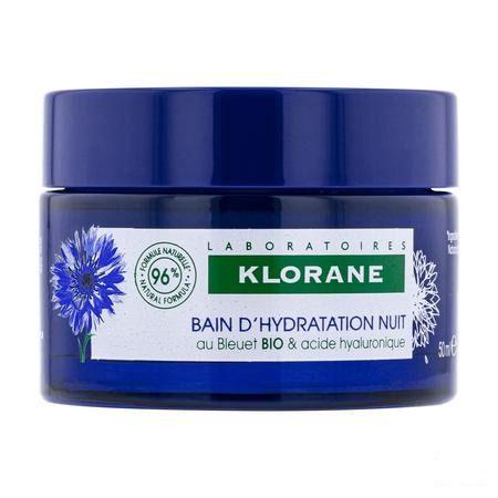 Klorane Gezicht Korenbloem Nacht Hydra Bad 50 ml
