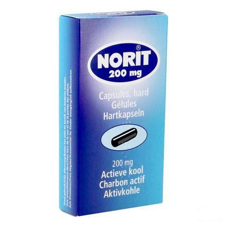 Norit 200 Capsule. 30 X 200 mg  -  Kela Pharma