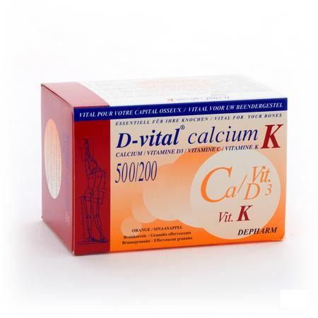 D-Vital Calcium K Sinaas Bruiskorrels Zakjes 40  -  Depharm
