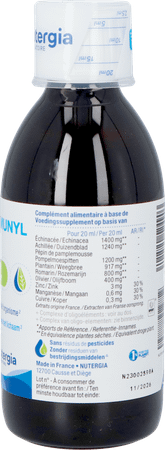 Ergymunyl Flacon 250 ml  -  Lab. Nutergia
