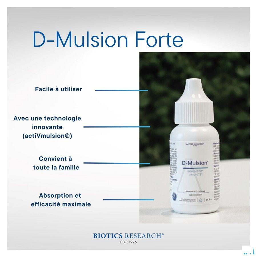 Biotics D-Mulsion Forte (Vitamine D) 29.6 ml  -  Energetica Natura