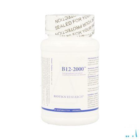 Biotics B12-2000 60 zuigtabletten  -  Energetica Natura
