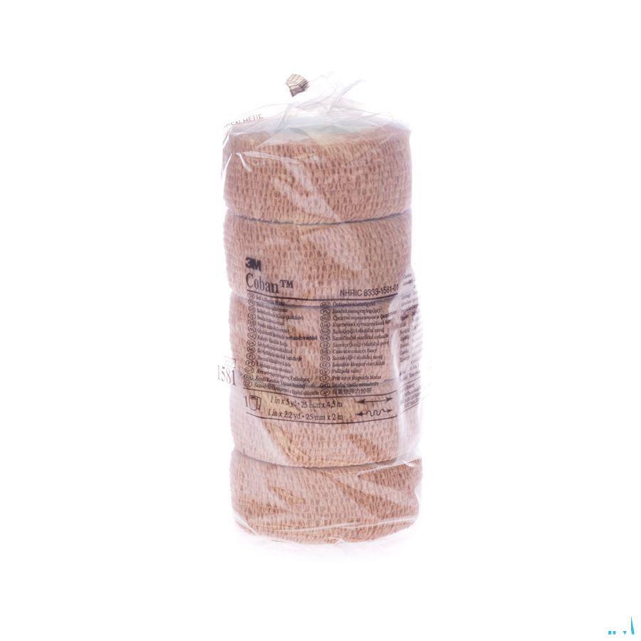 Coban Bandage El. Skin Roul. 2,5cmx4,5m 5 1581  -  3M