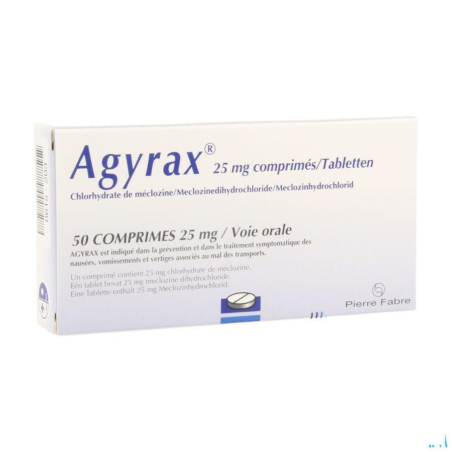 Agyrax 25mg Comp 50
