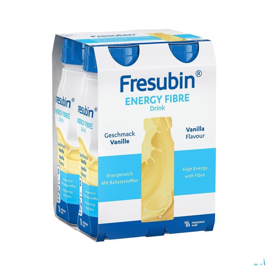 Fresubin Energy Fibre Drink Vanille Flacon 4x200 ml  -  Fresenius