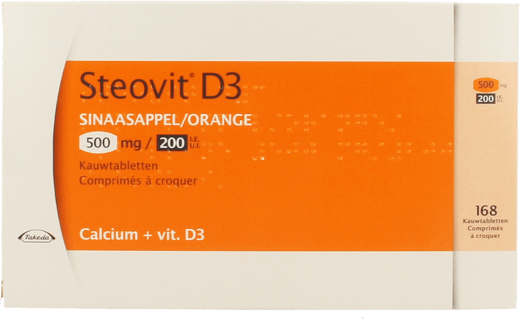 Steovit D3 500 mg/200UI Comprimes 168