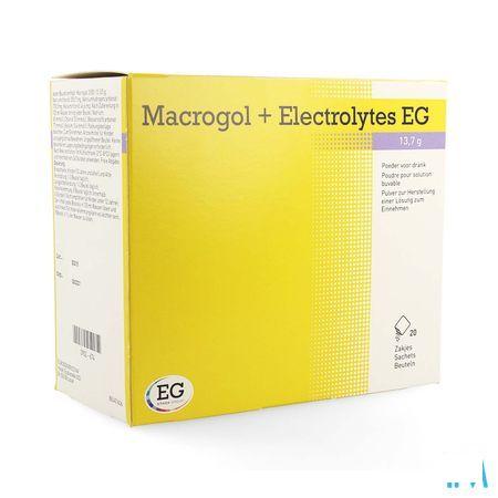 Macrogol + electrolytes EG 13,7g Poudre Sachets 20  -  EG