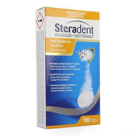 Steradent Cleaner Anti-tandsteen 90 Tabl