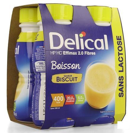 Delical Effimax 2.0 Biscuit 4x200 ml  -  Bs Nutrition