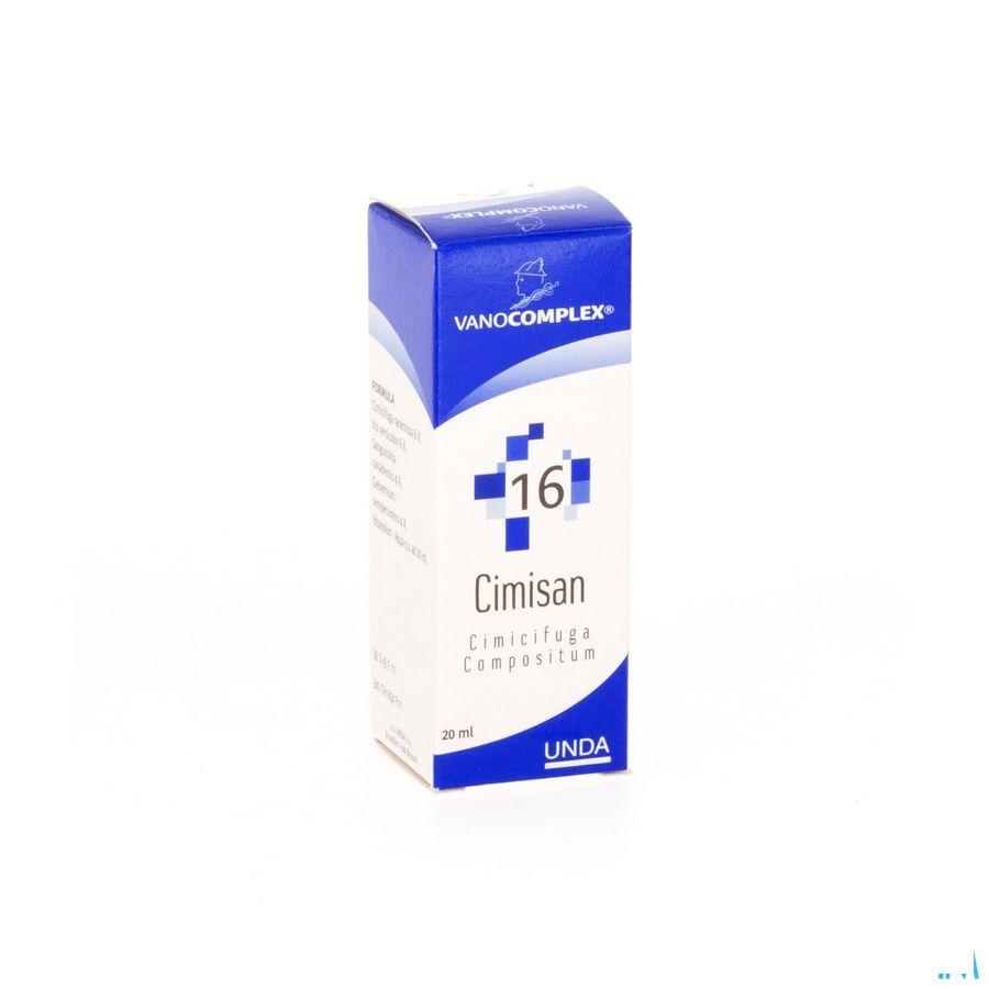 Vanocomplex N16 Cimisan Gutt 20 ml  -  Unda - Boiron