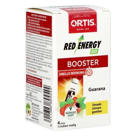 Ortis Red Energy Citron Gingembre Bio Shots 4X15ml  -  Ortis
