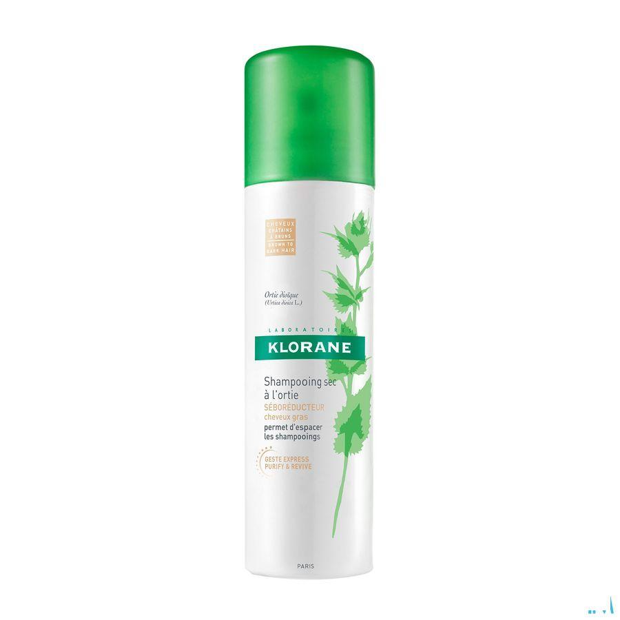 Klorane Capilaire Shampooing Sec Ortie Teinte 2x150 ml