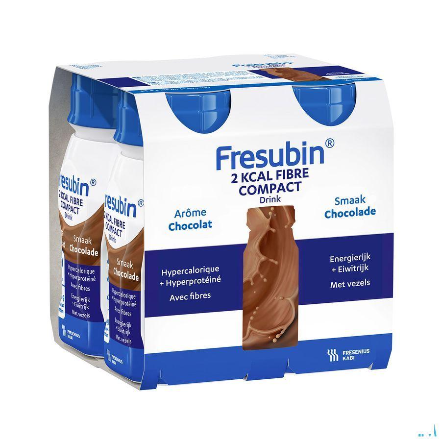 Fresubin 2 Kcal Fibre Compact Drink Choco 4X125ml