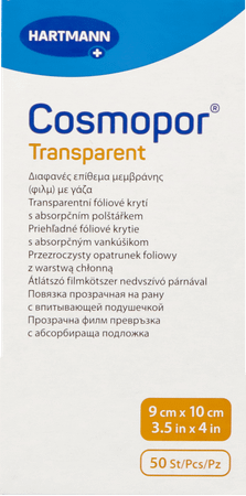 Cosmopor Transparent 9cm x 10cm 50 9010530