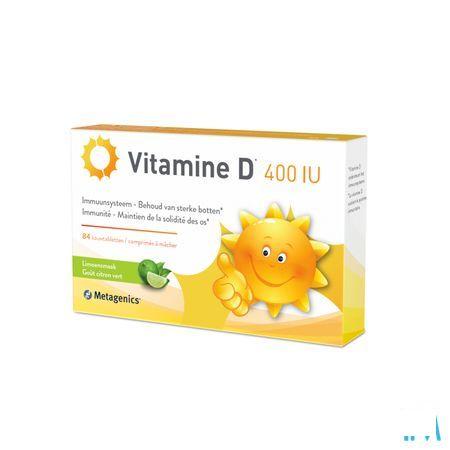Vitamine D 400Ie Metagenics Kauwtabl 84
