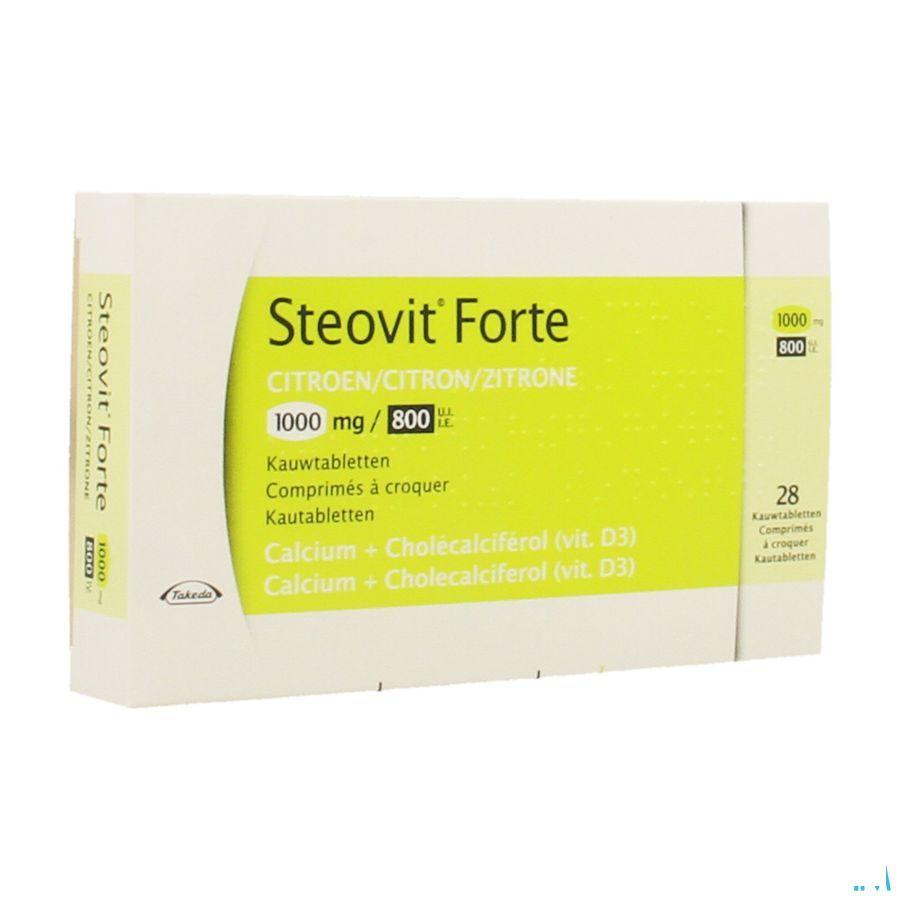 Steovit Forte 1000 mg/800IEKauwtabletten 28