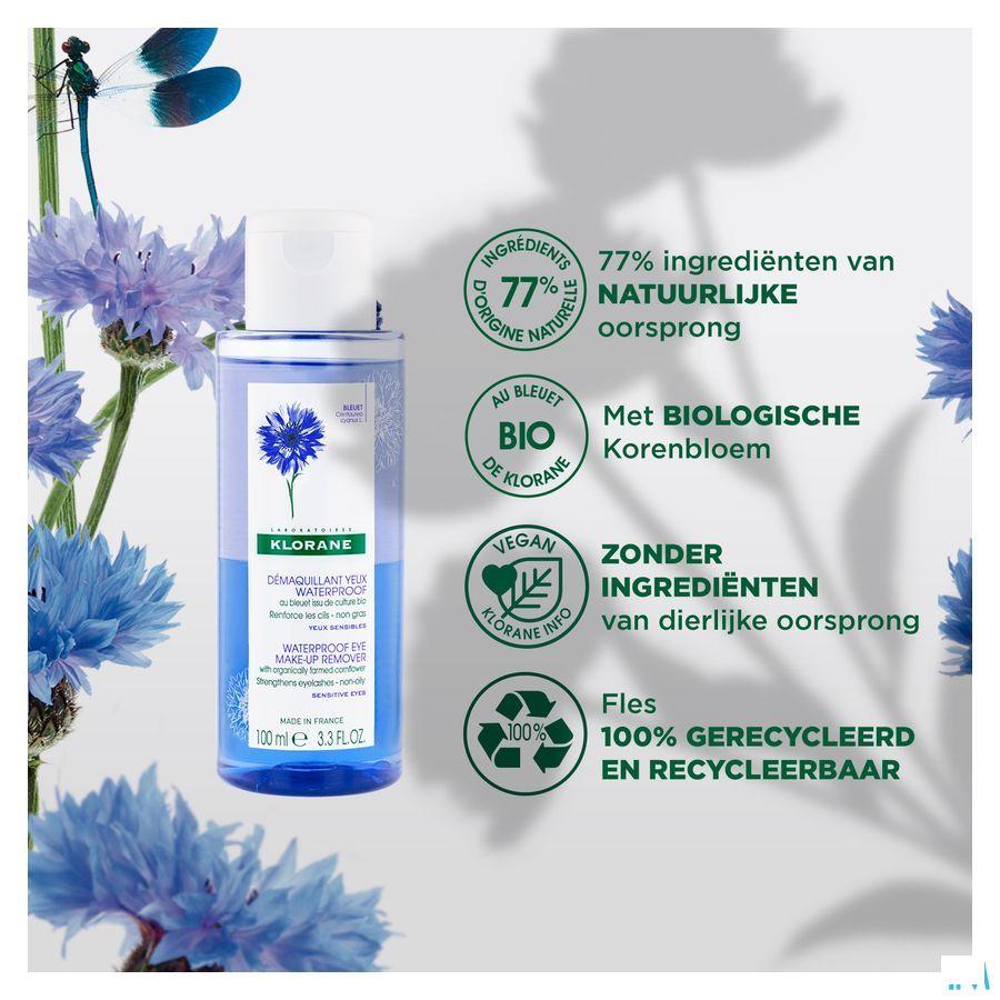 Klorane Bleuet Demaquillant Waterproof Flacon 100 ml