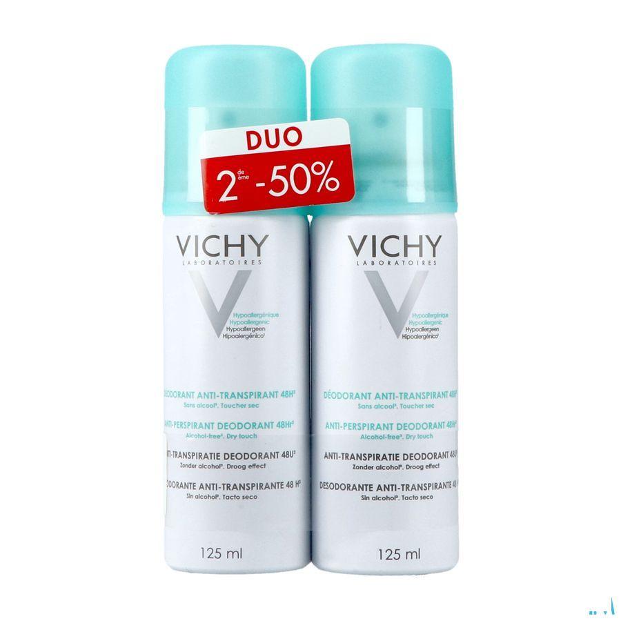 Vichy Deo Transp. Intense Aerosol 24u Duo 2x125 ml  -  Vichy