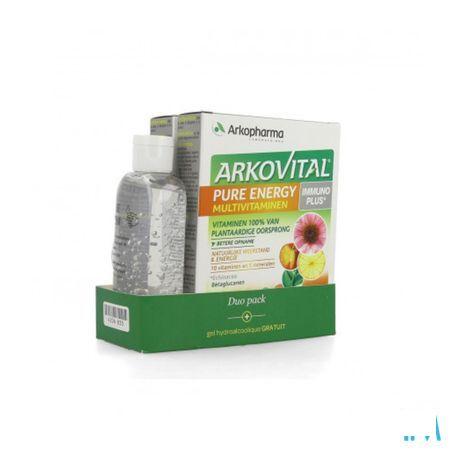 Arkovital Pure Energy Comp 2X30+Gel Gratuit 110ml  -  Arkopharma 