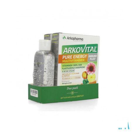 Arkovital Pure Energy Comp 2X30 + Gel Gratis 110ml  -  Arkopharma 